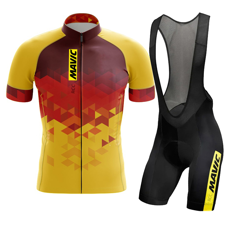 Cycling Gear Brands - MAVIC 남성용 반팔 사이클링 세트, 철인